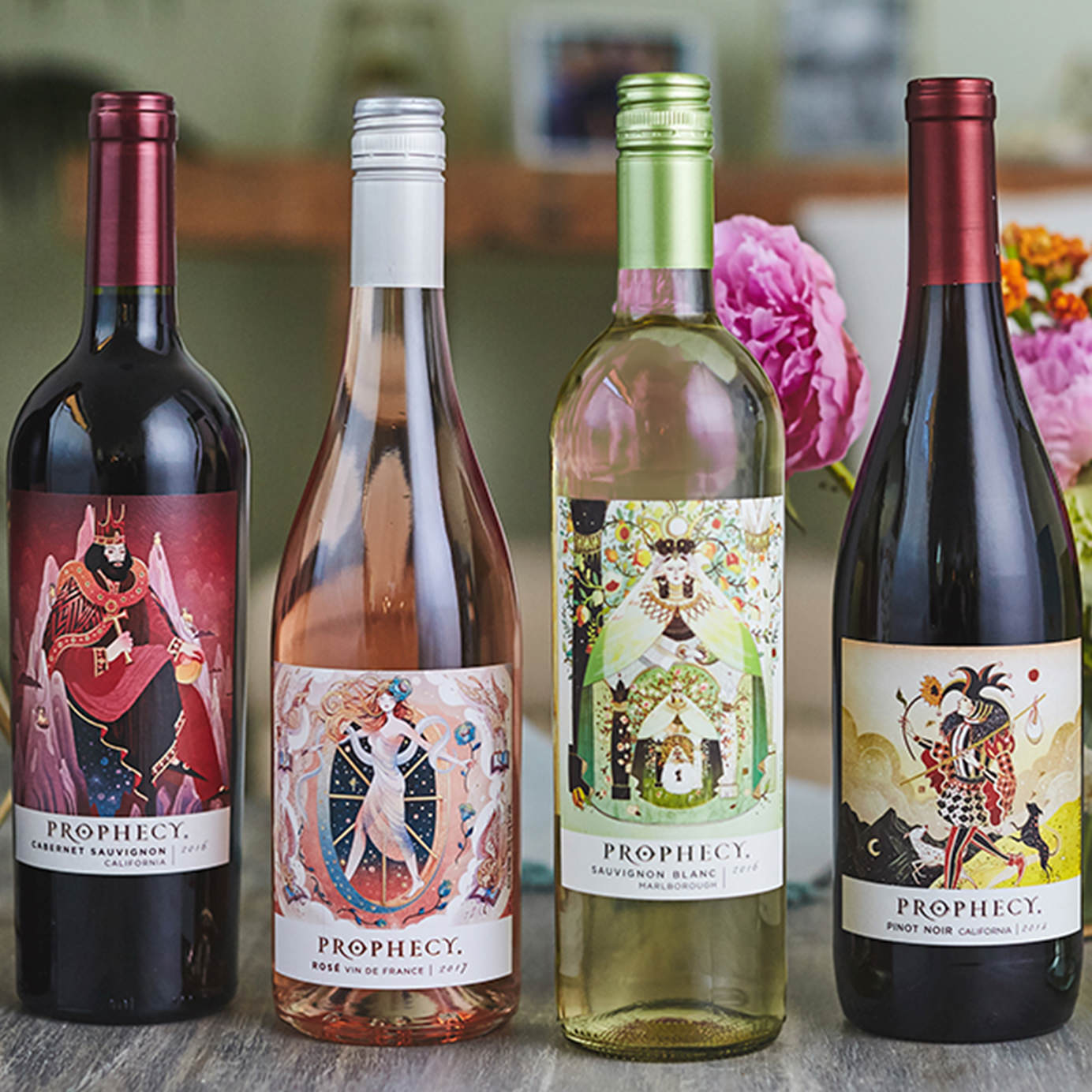 Design Behind the Vine: For Prophecy Wines, Labels Have a Delightful Deeper Meaning
