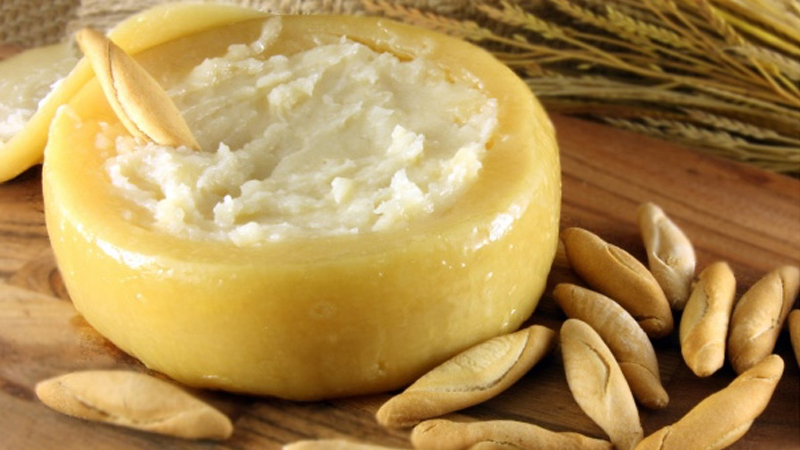 Torta del Casar is a Spanish cheese
