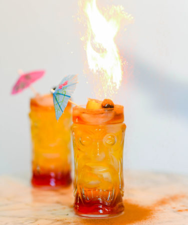 The Tiki Bonfire Cocktail