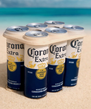 Corona to Trial Eco-Friendly, Plastic-Free Six-Pack Rings