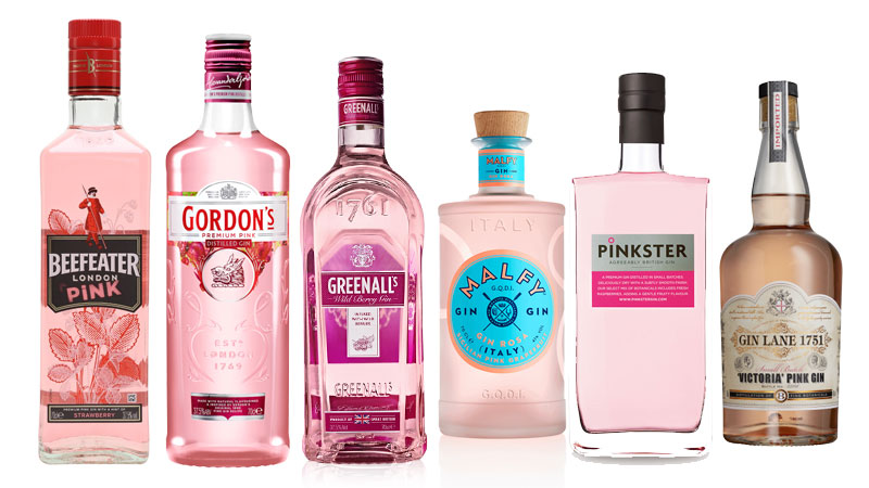 Pink gins are on the rise