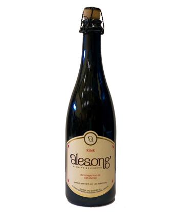 Alesong Brewing & Blending Kriek