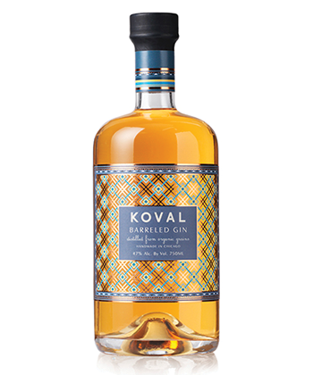 KOVAL Barreled Gin is one of the best barrel-aged gins