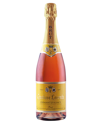 Gustave Lorentz Cremant d’Alsace Brut Rosé is one of the best sparkling rosé wines you can buy