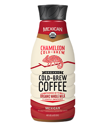 Chameleon Cold Brew Coffee Blended With Whole Milk: Mexican