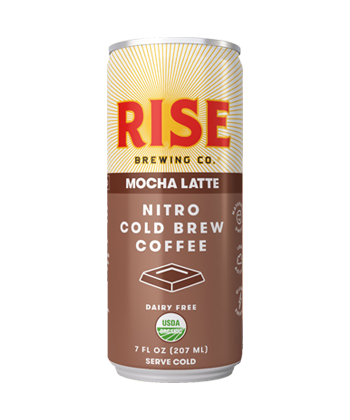 Rise Brewing Co. Nitro Cold Brew Oat Milk Mocha Latte