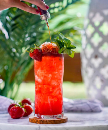 The Gin-Strawberry Smash Recipe Recipe