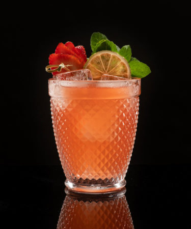 The Strawberry-Rhubarb Mezcal Margarita Recipe Recipe