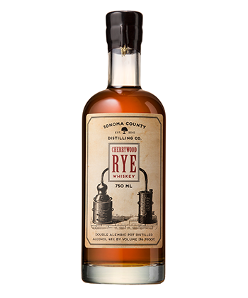 Sonoma Distilling Co. Cherrywood Rye is one of the best craft whiskies under $60