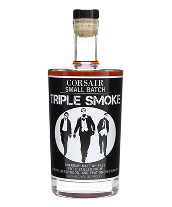 Corsair Small Batch Triple Smoke is one of the best craft whiskies under $60