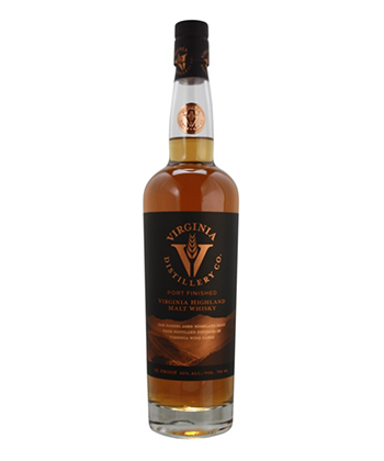 Virginia Distillery Port Cask Finished Whiskey is one of the best craft whiskies under $60
