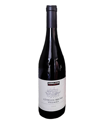 Kirkland Signature Cotes du Rhone Villages is one of the best wines available at Costco