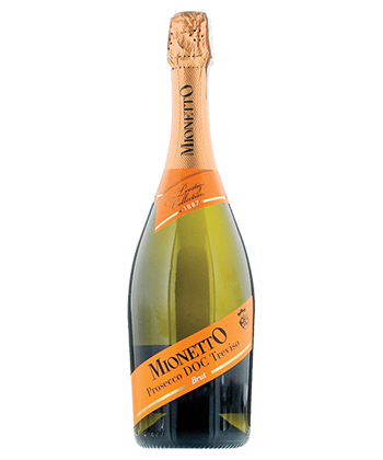 Mionetto is one of the best bottles of Prosecco under $20.
