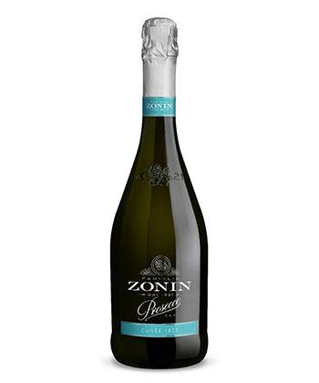 Zonin Cuvee 1821 is one of the best bottles of Prosecco under $20.