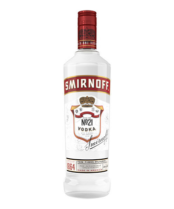 Smirnoff is one of the best vodkas under $20
