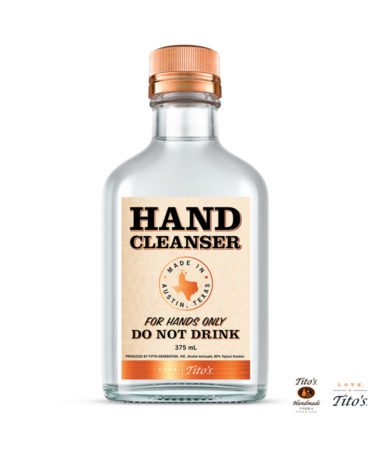 Tito’s Vodka Shifting Gears To Ramp Up Hand Sanitizer Production
