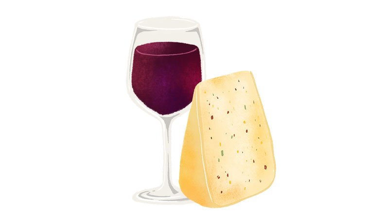 Monterey jack goes well with Merlot