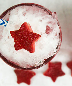 The Strawberries And Cream Snow Cones Recipe