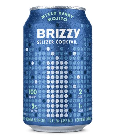 Brizzy Hard Seltzer Mixed Berry Mojito