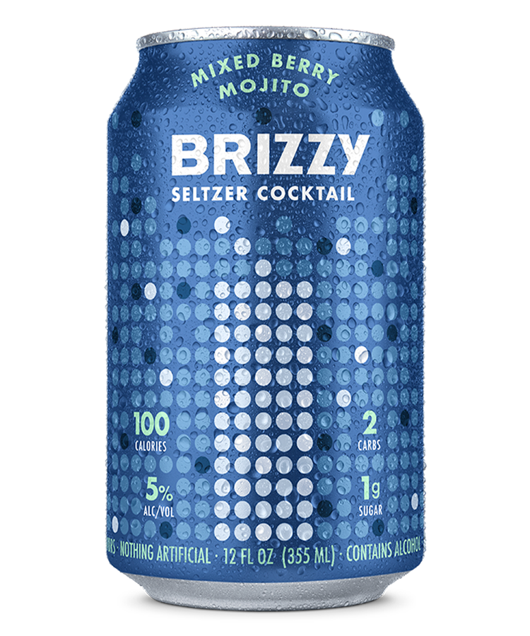 Brizzy Hard Seltzer Mixed Berry Mojito Review