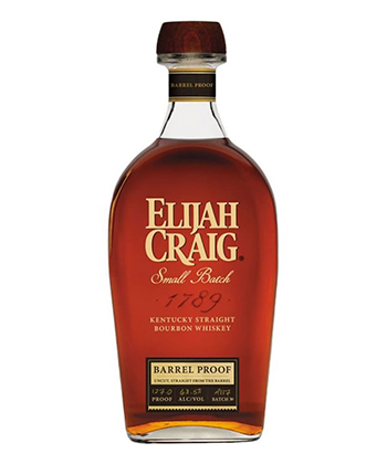 Elijah Craig Barrel Proof is one of the 30 best bourbons of 2020.