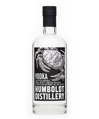 Humboldt Distillery Organic Vodka is one of the top 20 vodkas for 2020