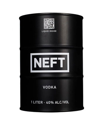 Neft Black Barrel is one of the top 20 vodkas for 2020