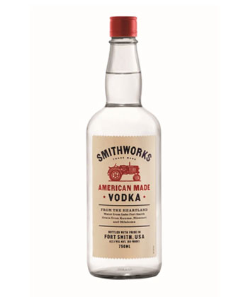 Smithworks American Made Vodka is one of the top 20 vodkas for 2020