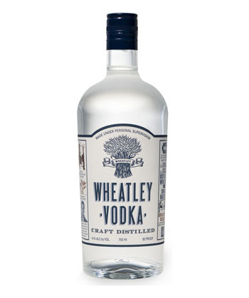 Wheatley Vodka is one of the top 20 vodkas for 2020