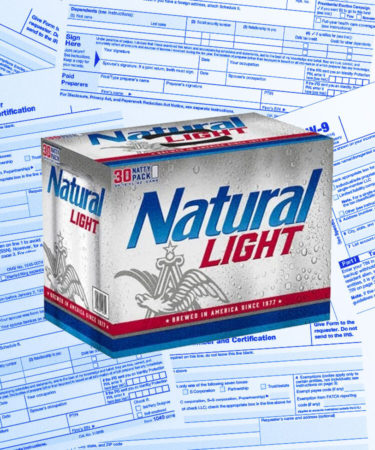 When You Finally File Your Taxes Natty Light Will Hook You Up With Free Beer