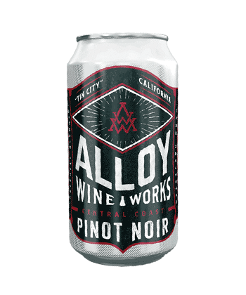 Alloy Wine Works Pinot Noir is one of the best canned wines for Summer 2020