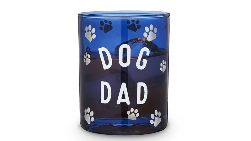 Best Dog Dad Glass