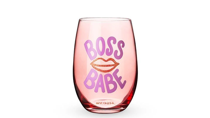 Best Boss Babe Wine Glass
