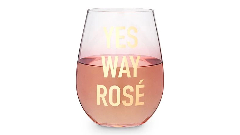 Best Yes Way Rosé Glass
