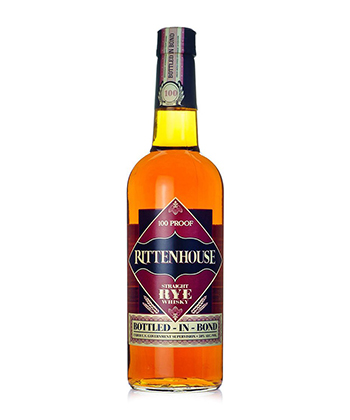 Rittenhouse is one of the 20 Best Rye Whiskey Brands of 2020