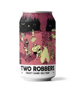 Two Robbers Craft Hard Seltzer Black Cherry Lemon