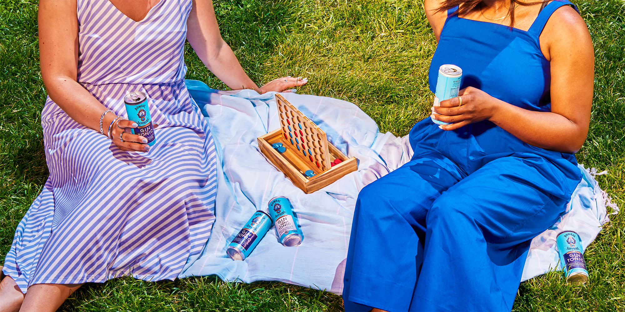 Sips of Summer: At the Park with Bombay Sapphire Gin & Tonic Canned Cocktails