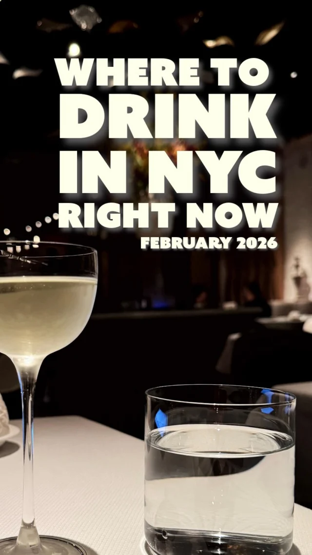 Here are three of our favorite spots in we went in NYC this month ❄️ Hit the link in our bio for the full list of the cool, current, and flat-out excellent bars and restaurants you should visit right now.